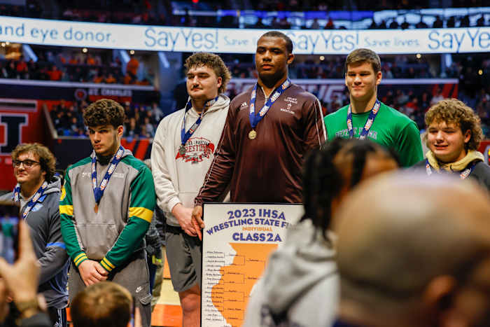 Illinois state wrestling championships February 18 2023 Nate Latsch 15395